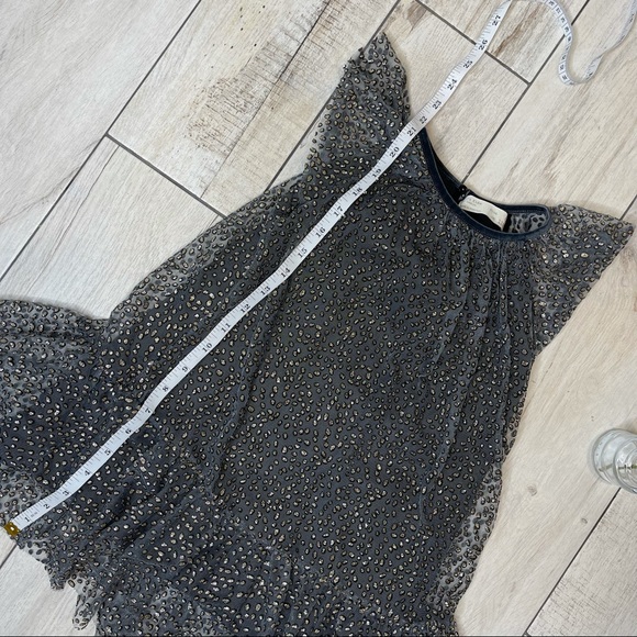 ZARA Girls Cheetah Sparkle Print Party Dress Size 5 - Picture 9 of 9